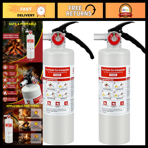 Pack fire extinguishers 5 - fire,